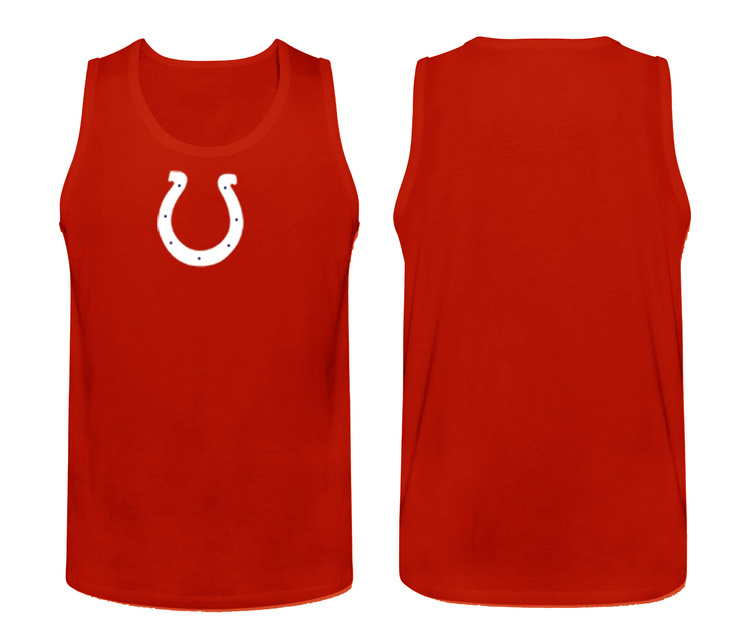 Mens Nike Red 2 Indianapolis Colts Cotton Team Tank Top 