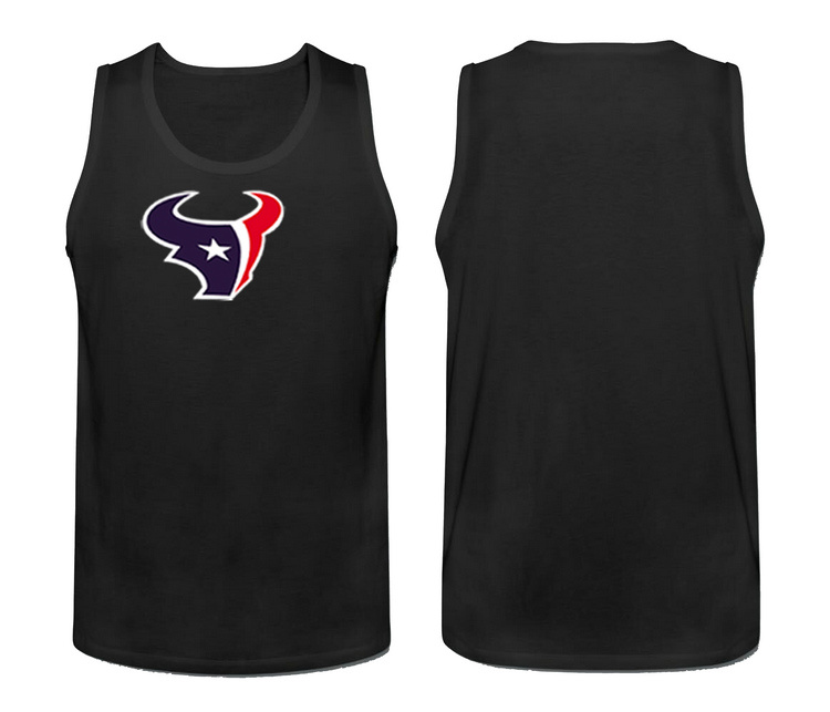 Mens Nike Black Houston Texans Cotton Team Tank Top 