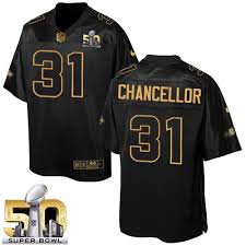 Mens Nike Seattle Seahawks #31 Kam Chancellor Elite Black Pro Line Gold Collection NFL Jersey .jpeg