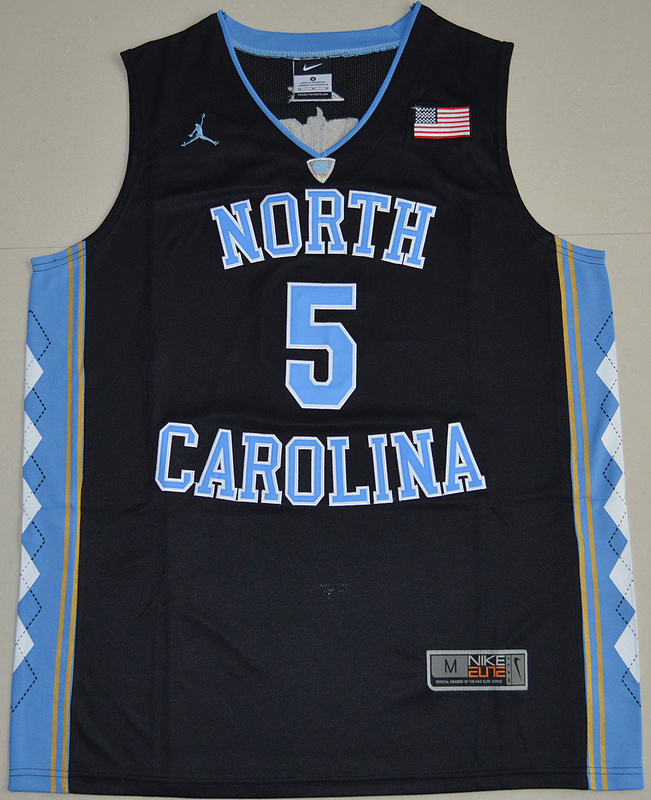 2016 North Carolina Tar Heels Marcus Paige 5 College Basketball Jersey - Black 