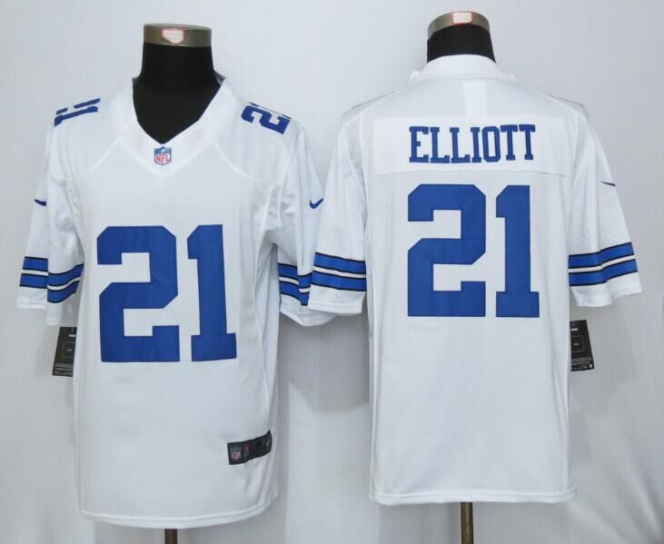 Nike Dallas cowboys 21 Elliott White Limited Jersey