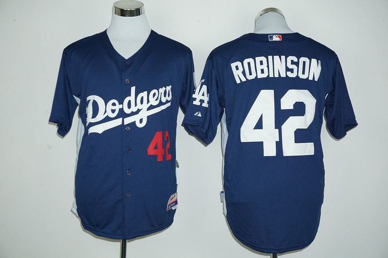 MLB Los Angeles Dodgers #42 Robinson D.Blue Jersey