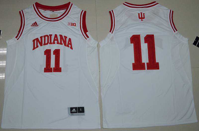 Indiana Hoosiers Yogi Ferrell 11 College Basketball Jersey - White 