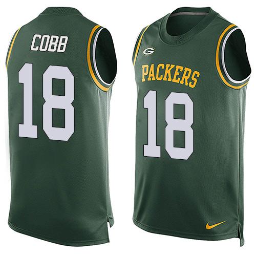 NFL Green Bay Packers #18 Cobb Green Limited Tank Top Jersey