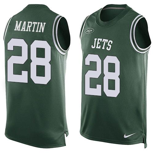 NFL New York Jets #28 Martin Green Short Sleeve Printed Jersey
