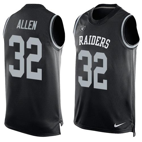 NFL Oakland Raiders #32 Allen Blue Limited Tank Top Jersey