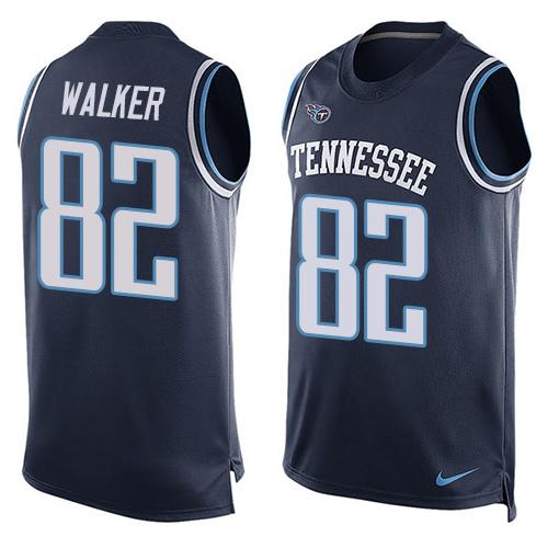 NFL Tennessee Titans #82 Walker Blue Limited Tank Top Jersey