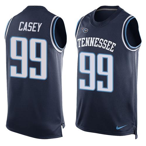NFL Tennessee Titans #99 Casey Blue Limited Tank Top Jersey