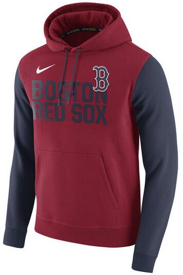 MLB Boston Red Sox Red D.Blue Hoodie