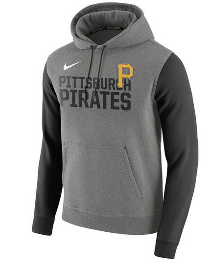MLB Pittsburgh Pirates Grey Hoodie