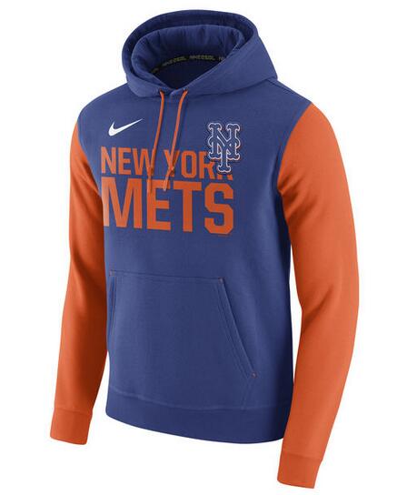 MLB New York Mets Blue Orange Hoodie