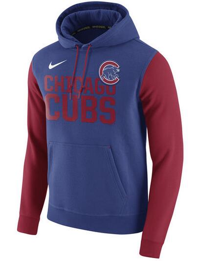 MLB Chicago Cubs Blue Red Hoodie