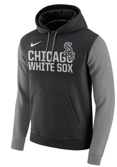 MLB Chicago White Sox Black Grey Hoodie
