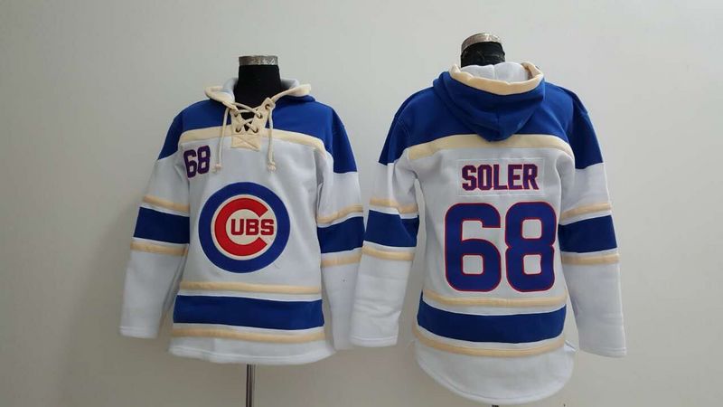 MLB Chicago Cubs #68 Soler White Hoodie