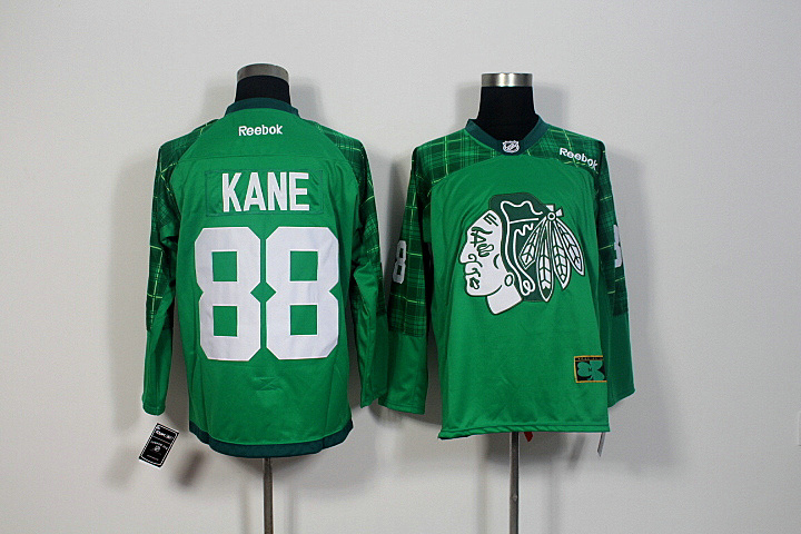 NHL Chicago Blackhawks #88 Kane Green Jersey