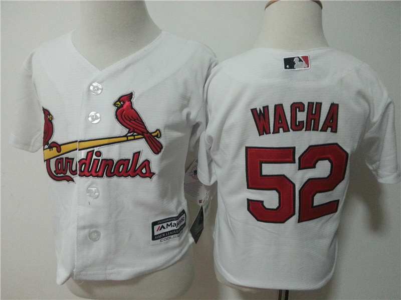 MLB St.Louis Cardinals #52 Wacha White Kids Jersey 2-5T