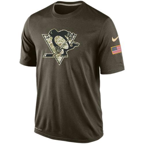 Mens Pittsburgh Penguins Salute To Service Nike Dri-FIT T-Shirt 