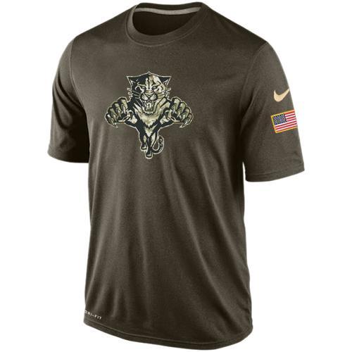 Mens Florida Panthers Salute To Service Nike Dri-FIT T-Shirt 