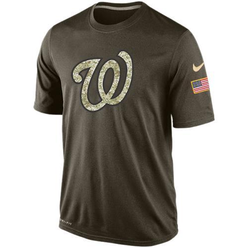 Mens Washington Nationals Salute To Service Nike Dri-FIT T-Shirt
