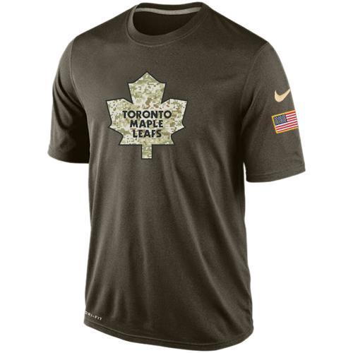 Mens Toronto Maple Leafs Salute To Service Nike Dri-FIT T-Shirt 
