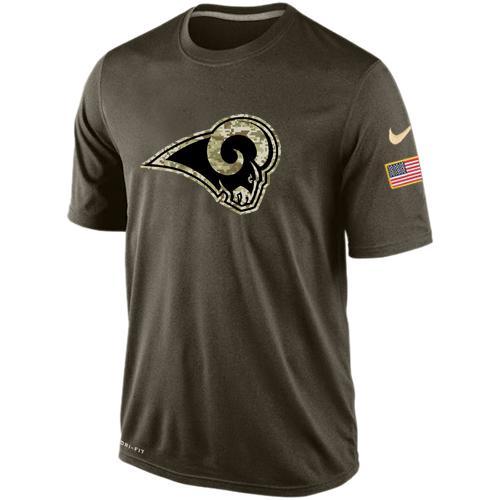 Mens Los Angeles Rams Salute To Service Nike Dri-FIT T-Shirt 