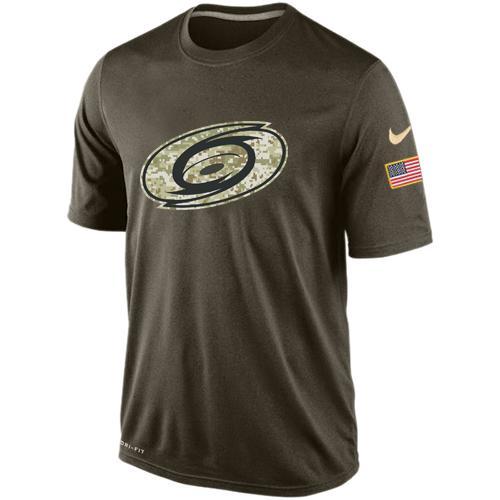 Mens Carolina Hurricanes Salute To Service Nike Dri-FIT T-Shirt 