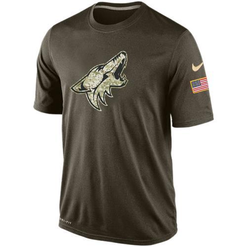 Mens Phoenix Coyotes Salute To Service Nike Dri-FIT T-Shirt 