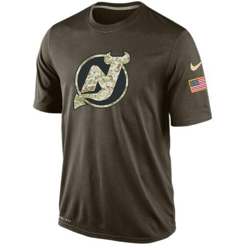 Mens New Jersey Devils Salute To Service Nike Dri-FIT T-Shirt 