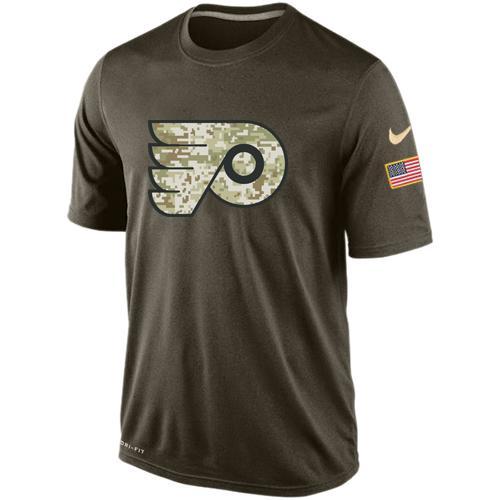 Mens Philadelphia Flyers Salute To Service Nike Dri-FIT T-Shirt 