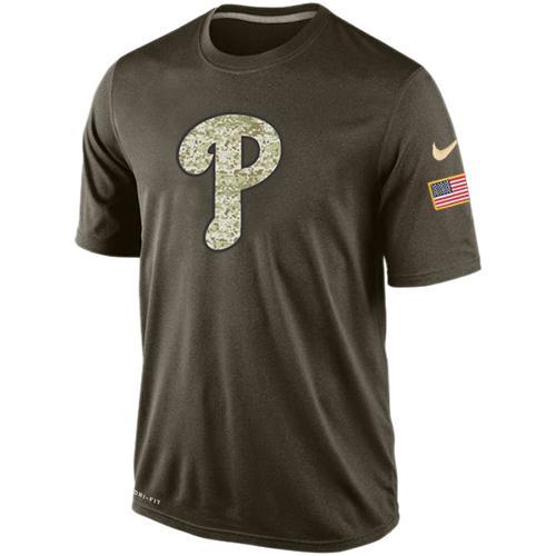 Mens Philadelphia Phillies Salute To Service Nike Dri-FIT T-Shirt