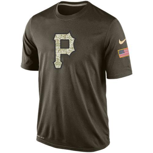 Mens Pittsburgh Pirates Salute To Service Nike Dri-FIT T-Shirt
