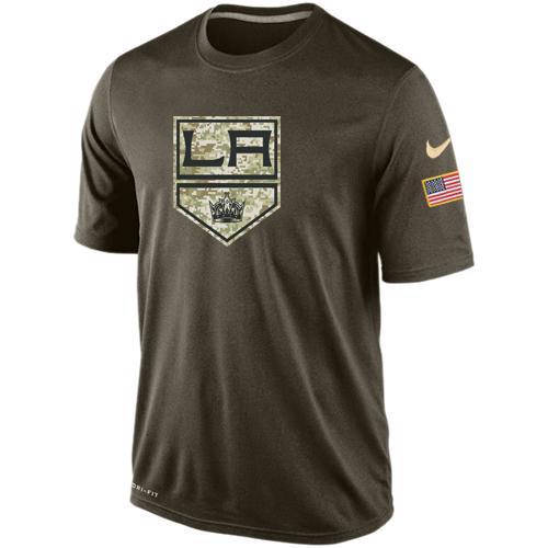 Mens Los Angeles Kings Salute To Service Nike Dri-FIT T-Shirt 