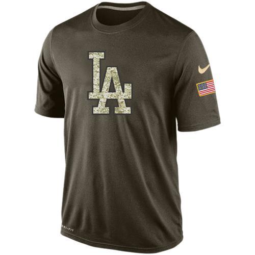 Mens Los Angeles Dodgers Salute To Service Nike Dri-FIT T-Shirt
