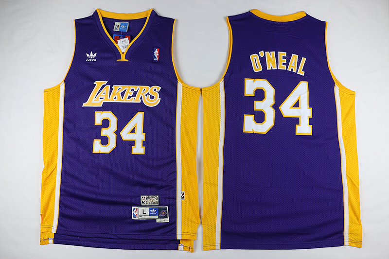 NBA Los Angles Lakers #34 Kobe Bryant Purple Jersey