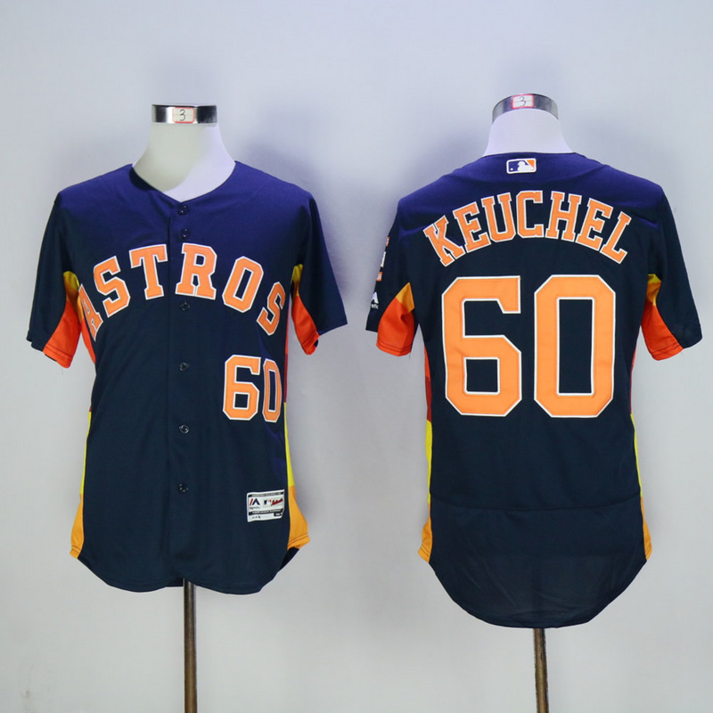 MLB Houston Astros #60 Keuchel D.Blue Elite Jersey