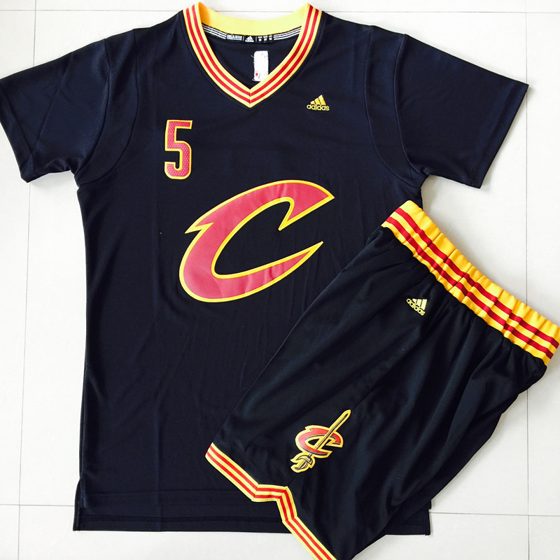 NBA Cleveland Cavaliers #5 Smith Blue Jersey Suit