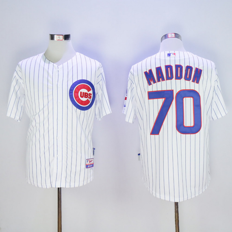 MLB Chicago Cubs #70 Maddon White New Jersey