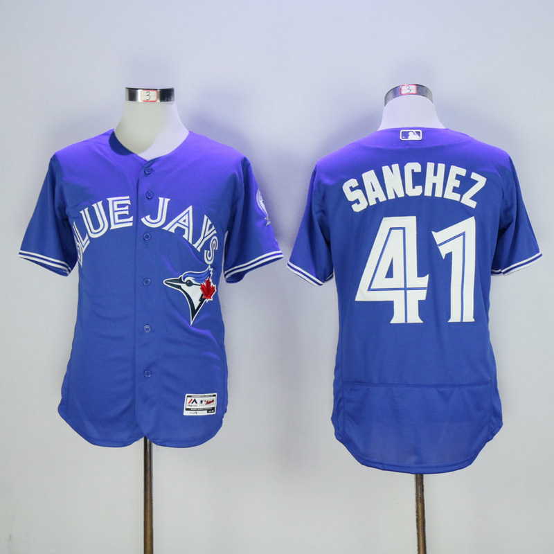 MLB Toronto Blue Jays #41 Sanchez Blue Jersey