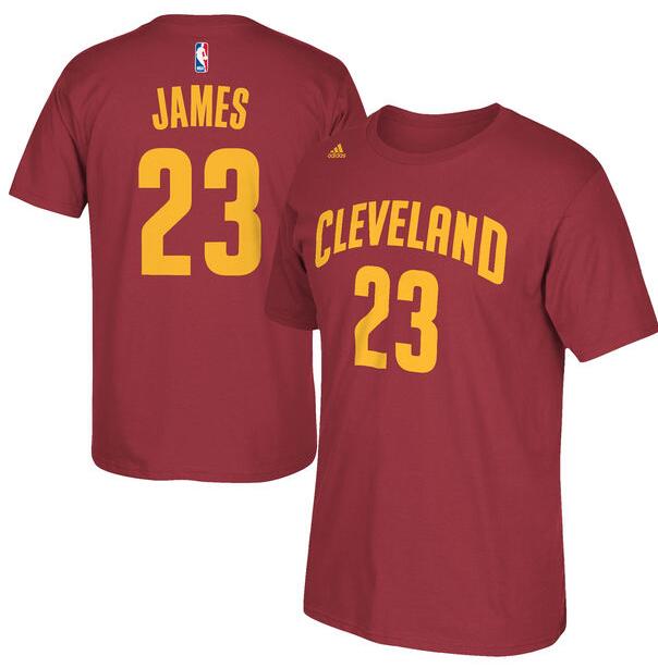 NBA Clevealand Cavaliers #23 James Red T-Shirt