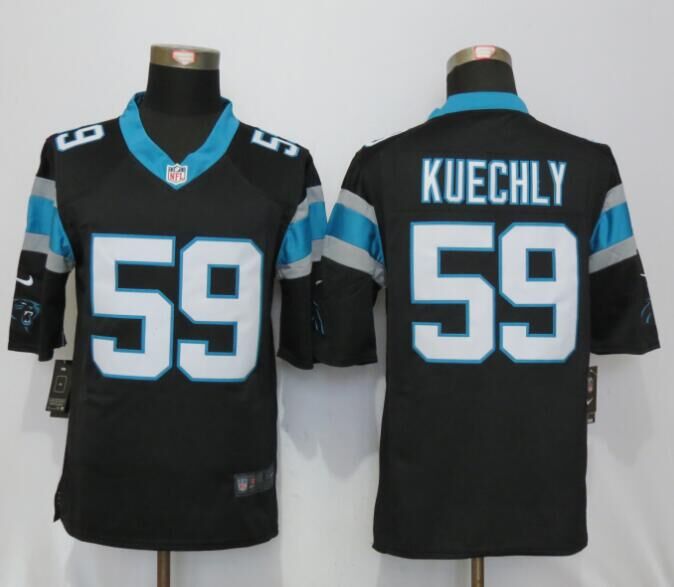 Nike Carolina Panthers 59 Kuechly Black Limited Jersey