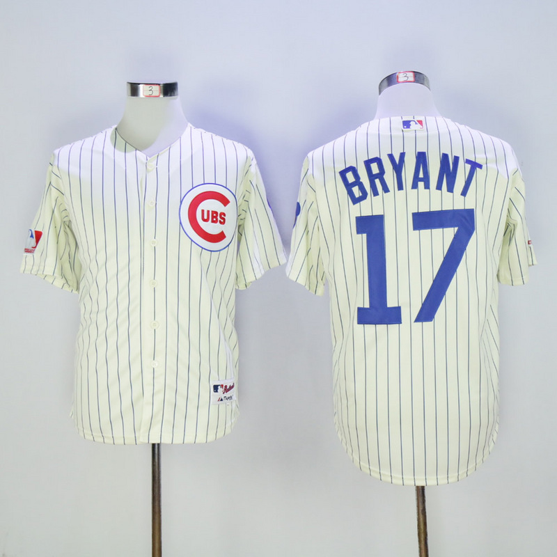 MLB Chicago Cubs #17 Bryant Cream 1969 Throwback Jersey