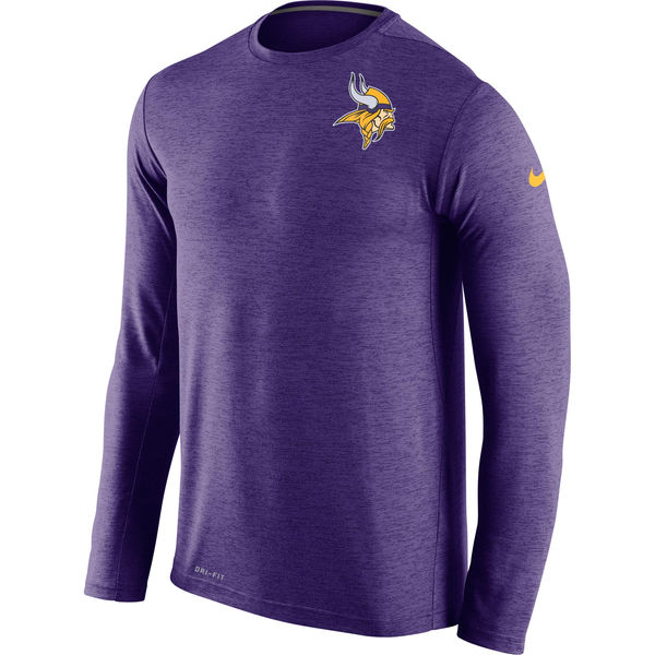NFL Minnessota Vikings Long Sleeve T-Shirt Purple