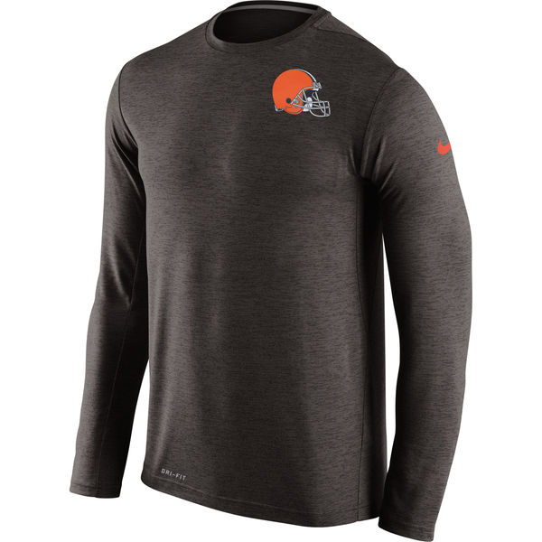 NFL Cleveland Browns Long Sleeve T-Shirt Brown