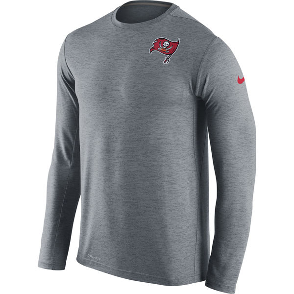 NFL Tampa Bay Buccaneers Long Sleeve T-Shirt Grey