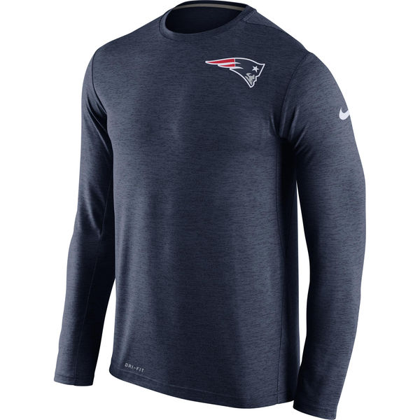 NFL New England Patriots Long Sleeve T-Shirt Blue