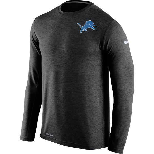 NFL Detroit Lions Long Sleeve T-Shirt Black