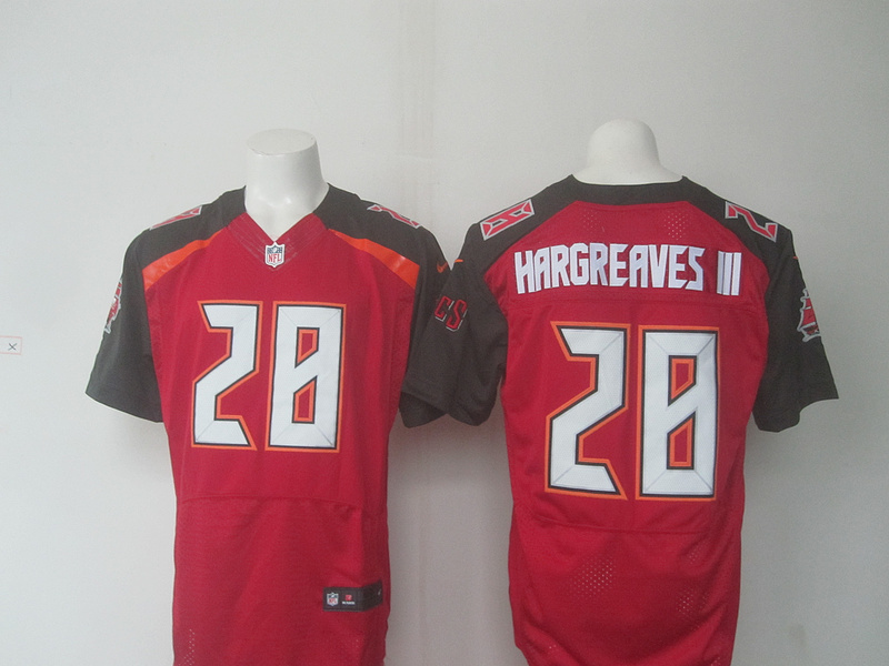 NFL Tampa Bay Buccaneers #28 Hargreaves III Red Elite Jersey