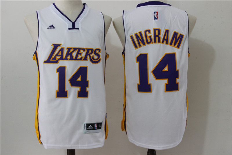 NBA Los Angeles Lakers #14 Ingram White Jersey