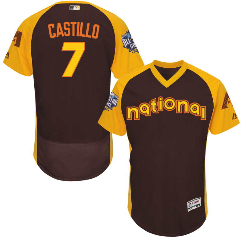 MLB Arizona Diamondbacks #7 Castillo 2016 All Star Jersey