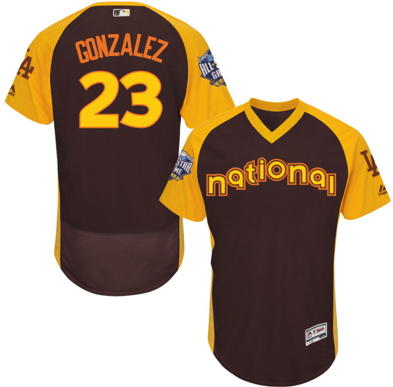 MLB Los Angeles Dodgers #23 Gonzalez 2016 All Star Jersey